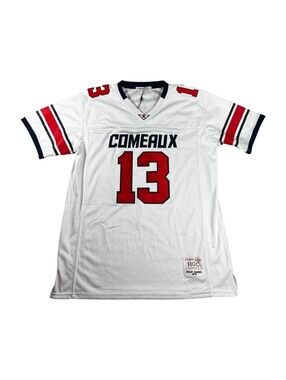 Headgear Classics Malik Nabers Comeaux High School Football Jersey White 3XL NEW